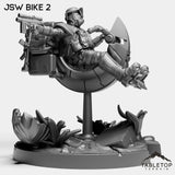 Tabletop Terrain Miniature Biker 2 JSW Bikers