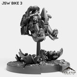 Tabletop Terrain Miniature Biker 3 JSW Bikers