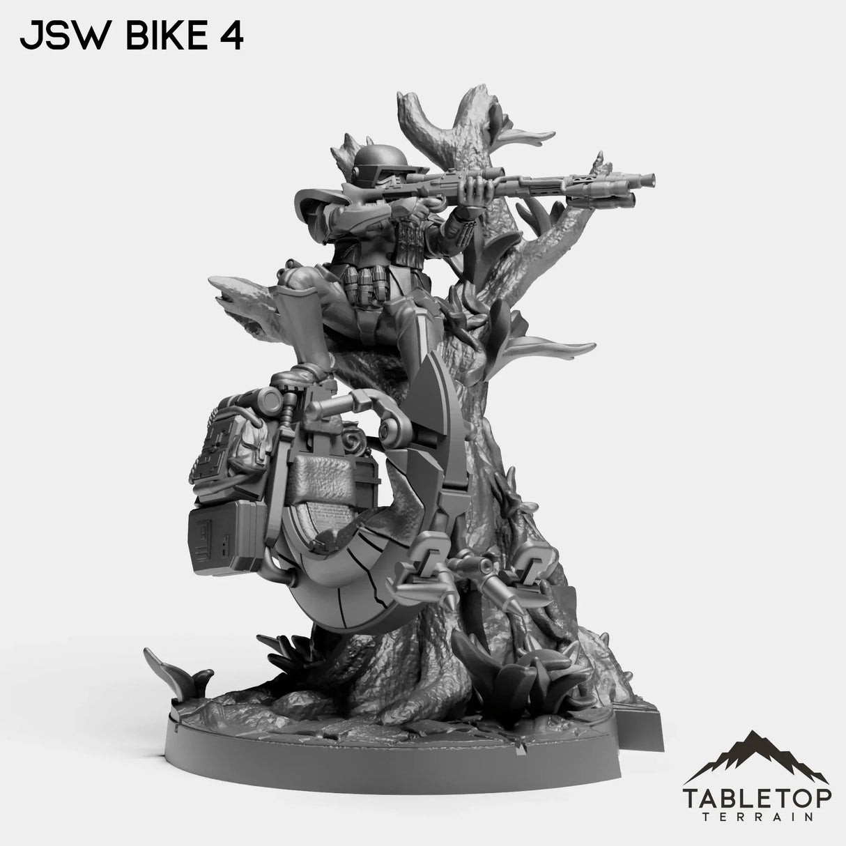 Tabletop Terrain Miniature Biker 4 JSW Bikers