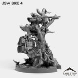 Tabletop Terrain Miniature Biker 4 JSW Bikers