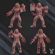 Tabletop Terrain Miniature Biomechanoids