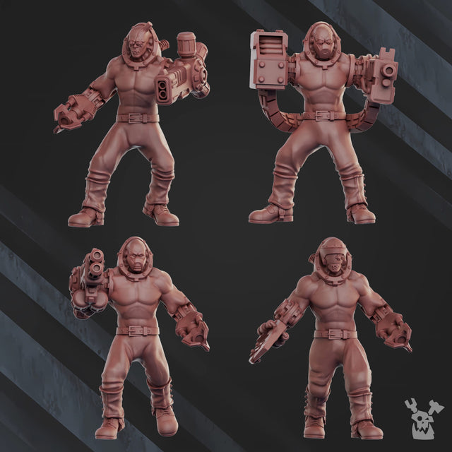 Tabletop Terrain Miniature Biomechanoids