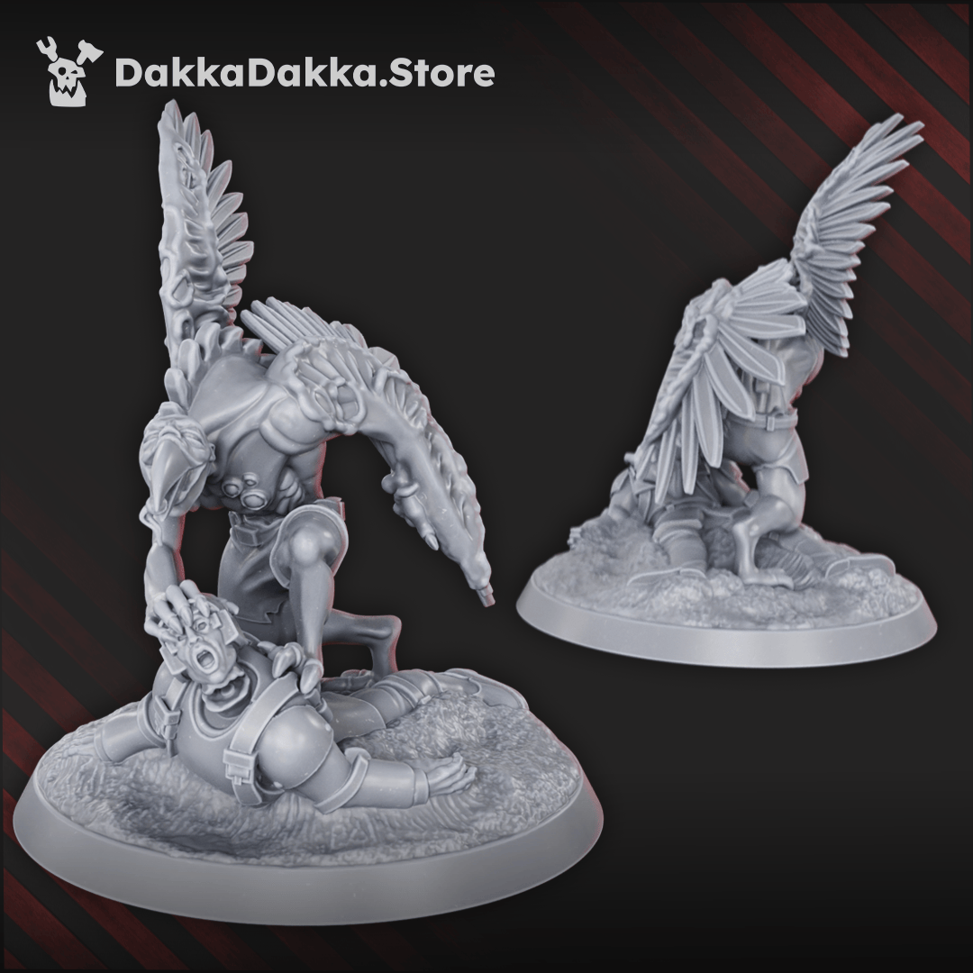 Tabletop Terrain Miniature Birdfused Wings Squad (x3)