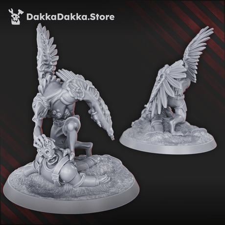 Tabletop Terrain Miniature Birdfused Wings Squad (x3)