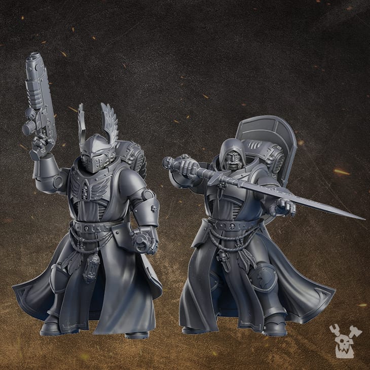 Tabletop Terrain Miniature Black Gryphons Assembly Kit