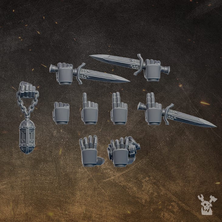Tabletop Terrain Miniature Black Gryphons Assembly Kit