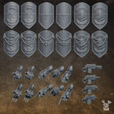 Tabletop Terrain Miniature Black Gryphons Heavy Squad