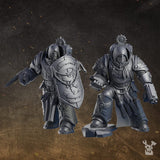 Tabletop Terrain Miniature Black Gryphons Heavy Squad