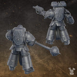 Tabletop Terrain Miniature Black Gryphons Heavy Squad