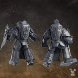 Tabletop Terrain Miniature Black Gryphons Heavy Squad
