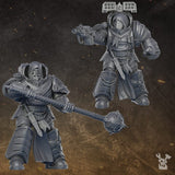 Tabletop Terrain Miniature Black Gryphons Heavy Squad