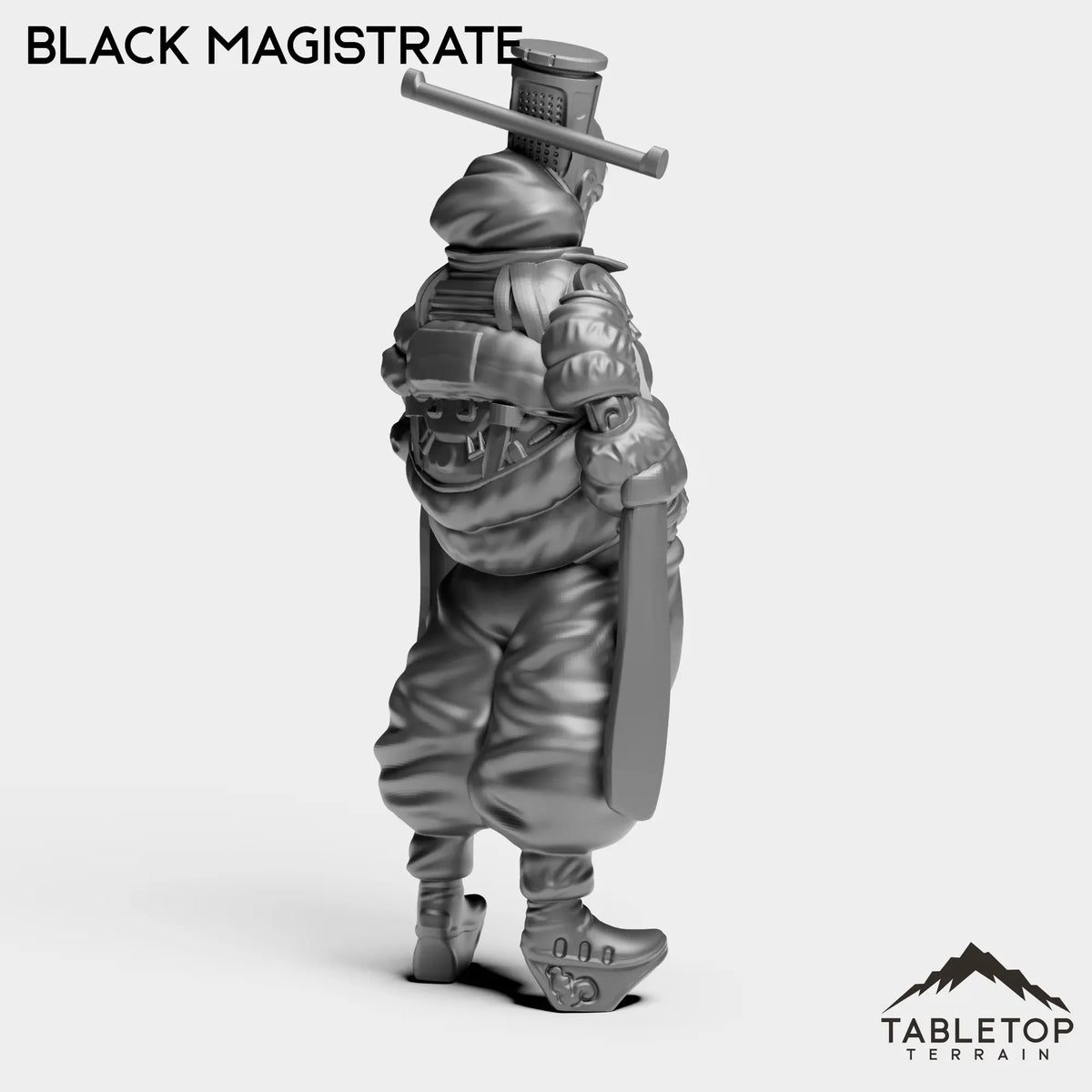 Tabletop Terrain Miniature Black Magistrate - Black Lotus Squad