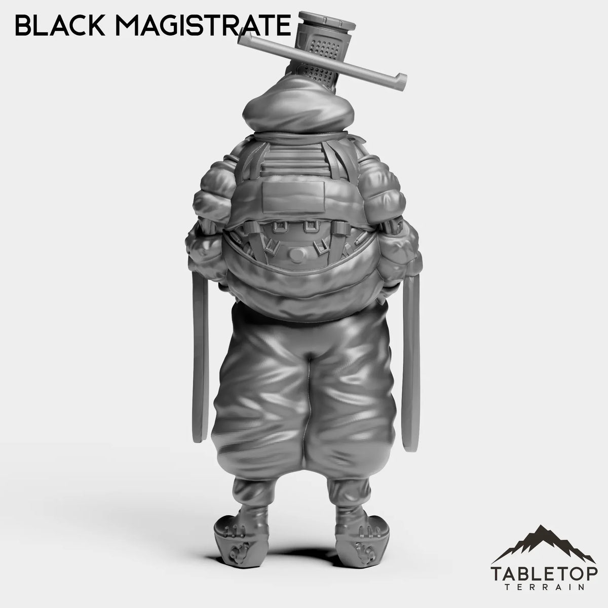 Tabletop Terrain Miniature Black Magistrate - Black Lotus Squad
