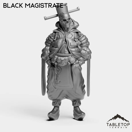 Tabletop Terrain Miniature Black Magistrate - Black Lotus Squad