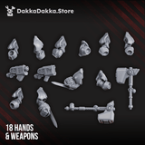 Tabletop Terrain Miniature Black Mountain Guardians