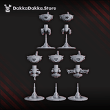 Tabletop Terrain Miniature Black Sun Covenant Drones