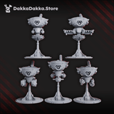 Tabletop Terrain Miniature Black Sun Covenant Drones
