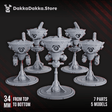 Tabletop Terrain Miniature Black Sun Covenant Drones