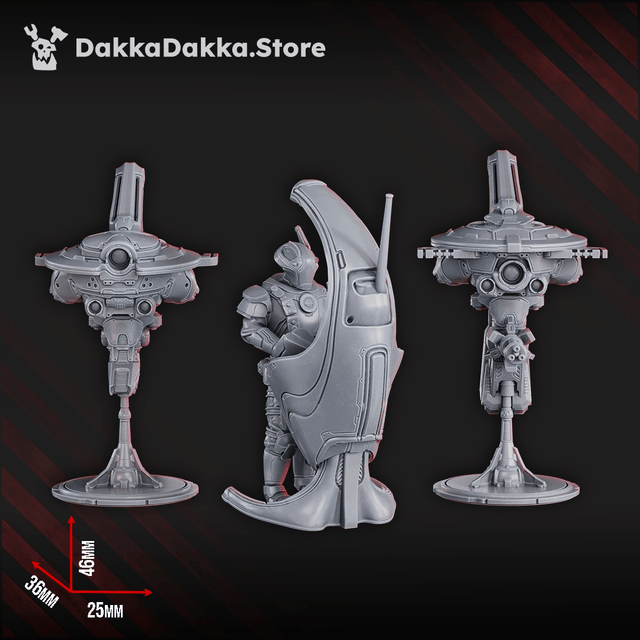 Tabletop Terrain Miniature Black Sun Covenant Drones Upgrade