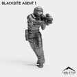 Tabletop Terrain Miniature Blacksite Agent 1 Blacksite Agent - Nakamura Strike Team