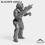 Tabletop Terrain Miniature Blacksite Agent - Nakamura Strike Team