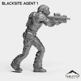 Tabletop Terrain Miniature Blacksite Agent - Nakamura Strike Team