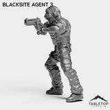 Tabletop Terrain Miniature Blacksite Agent - Nakamura Strike Team