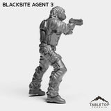 Tabletop Terrain Miniature Blacksite Agent - Nakamura Strike Team