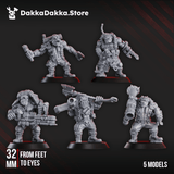 Tabletop Terrain Miniature Blak Orcs Mob