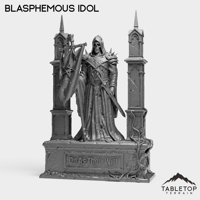Tabletop Terrain Miniature Blasphemous Idol