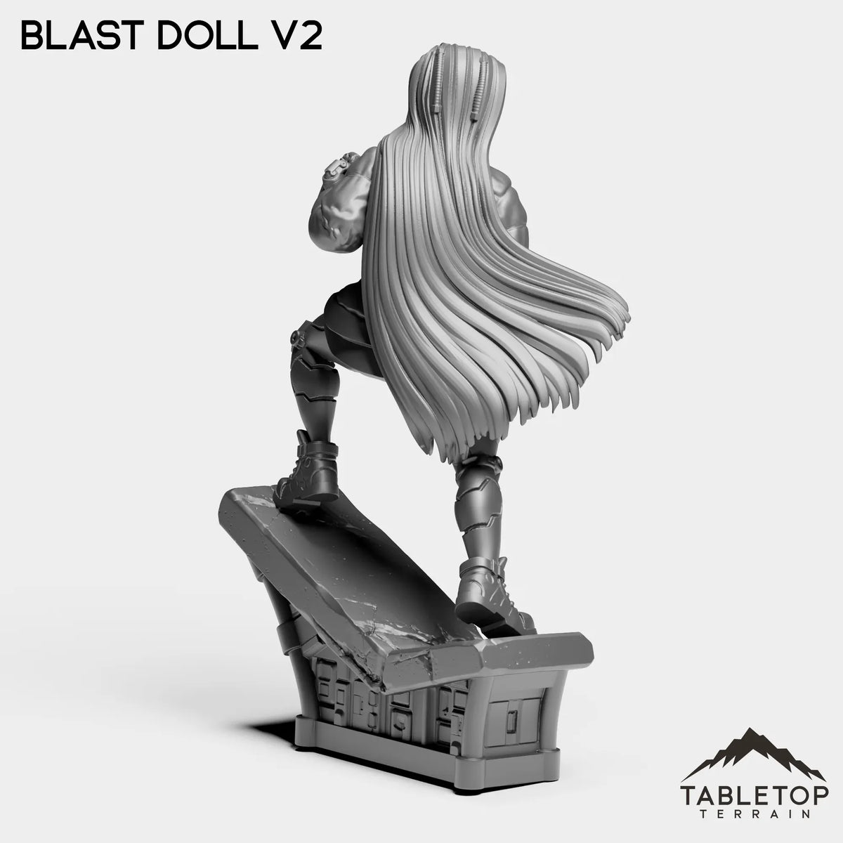 Tabletop Terrain Miniature Blast Doll