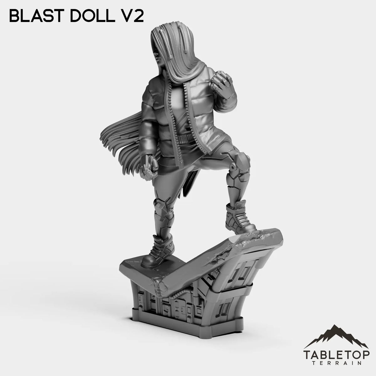 Tabletop Terrain Miniature Blast Doll