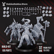 Tabletop Terrain Miniature Blightshield Witches Squad (build kit)