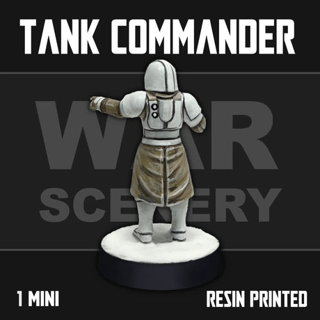 Tabletop Terrain Miniature Blizzard Tank Commander