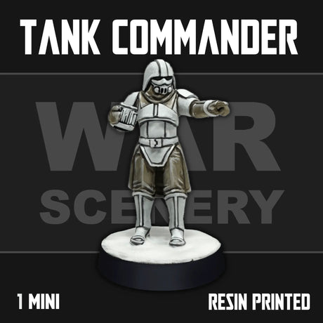Tabletop Terrain Miniature Blizzard Tank Commander