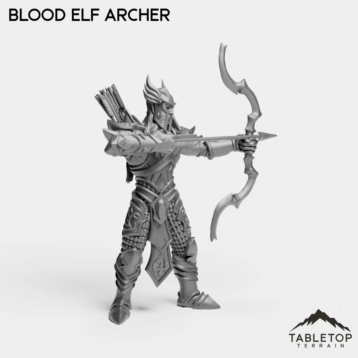 Tabletop Terrain Miniature Blood Elf Archer