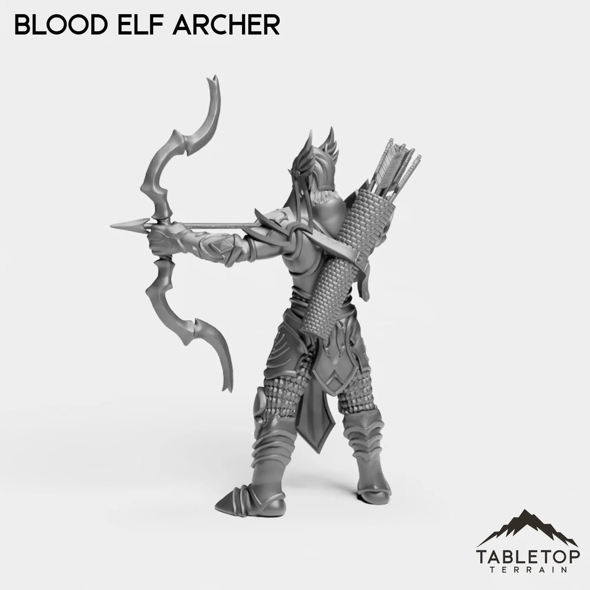 Tabletop Terrain Miniature Blood Elf Archer
