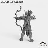 Tabletop Terrain Miniature Blood Elf Archer