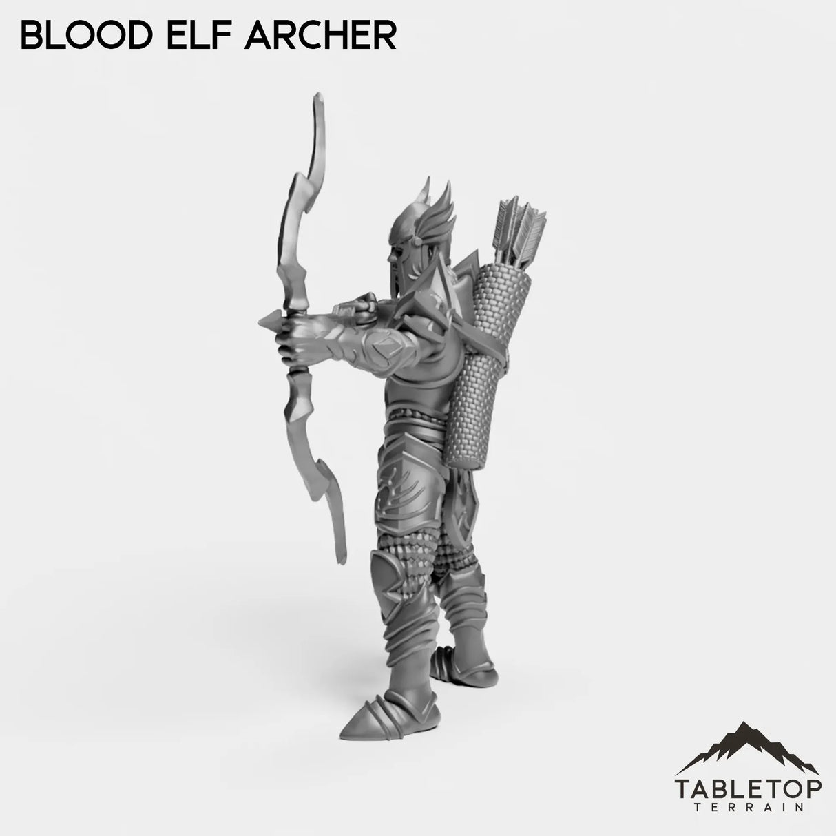Tabletop Terrain Miniature Blood Elf Archer