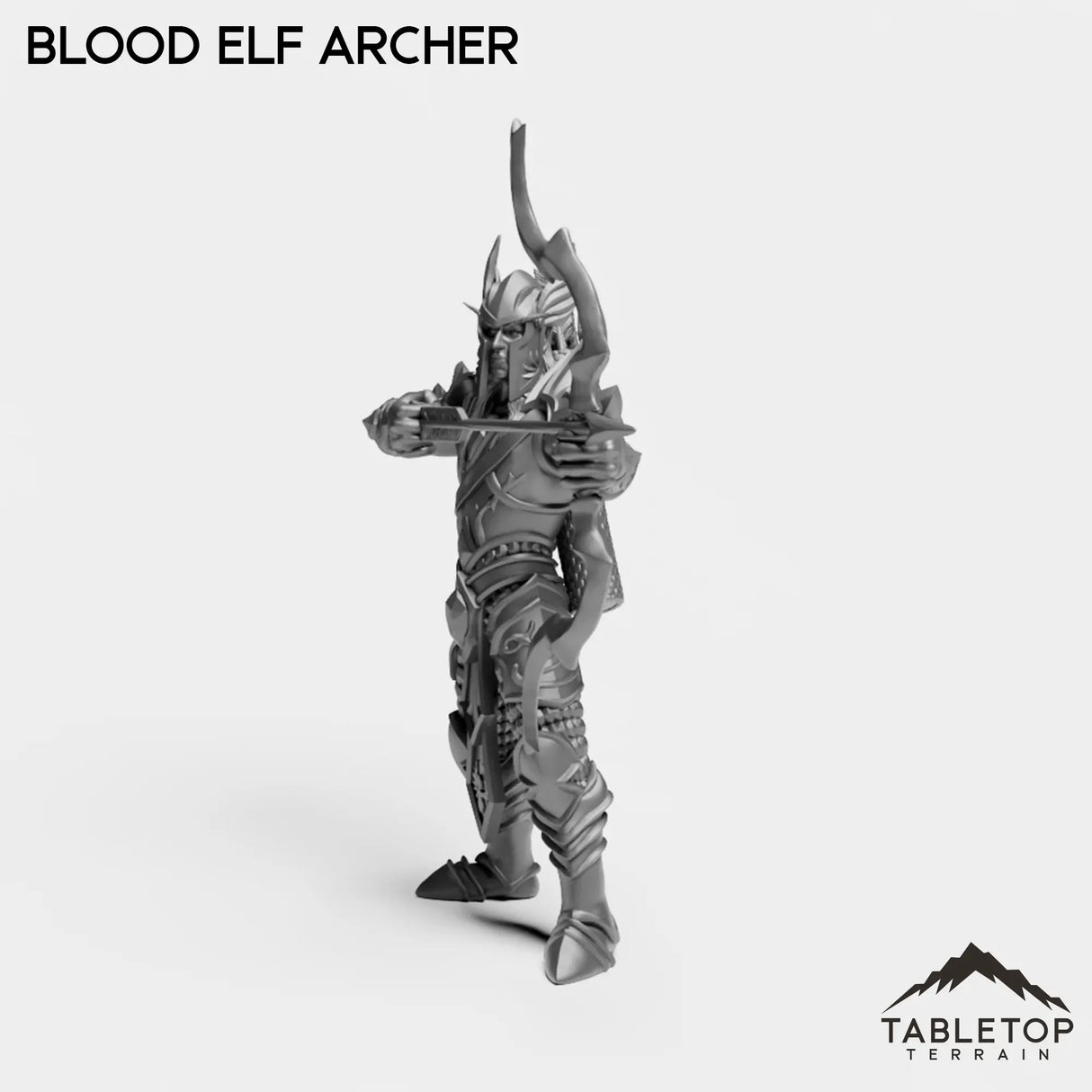 Tabletop Terrain Miniature Blood Elf Archer