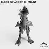 Tabletop Terrain Miniature Blood Elf Archer on Mount
