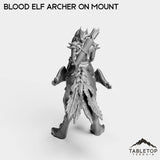 Tabletop Terrain Miniature Blood Elf Archer on Mount