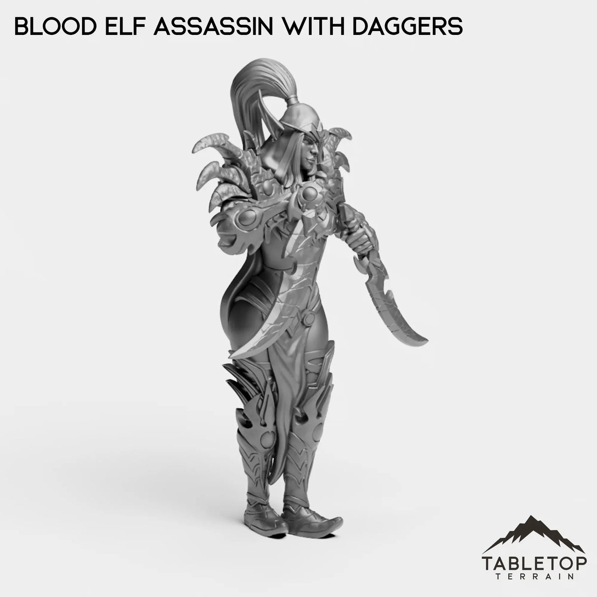 Tabletop Terrain Miniature Blood Elf Assassin