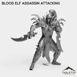 Tabletop Terrain Miniature Blood Elf Assassin Attacking Blood Elf Assassin