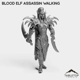 Tabletop Terrain Miniature Blood Elf Assassin Walking Blood Elf Assassin
