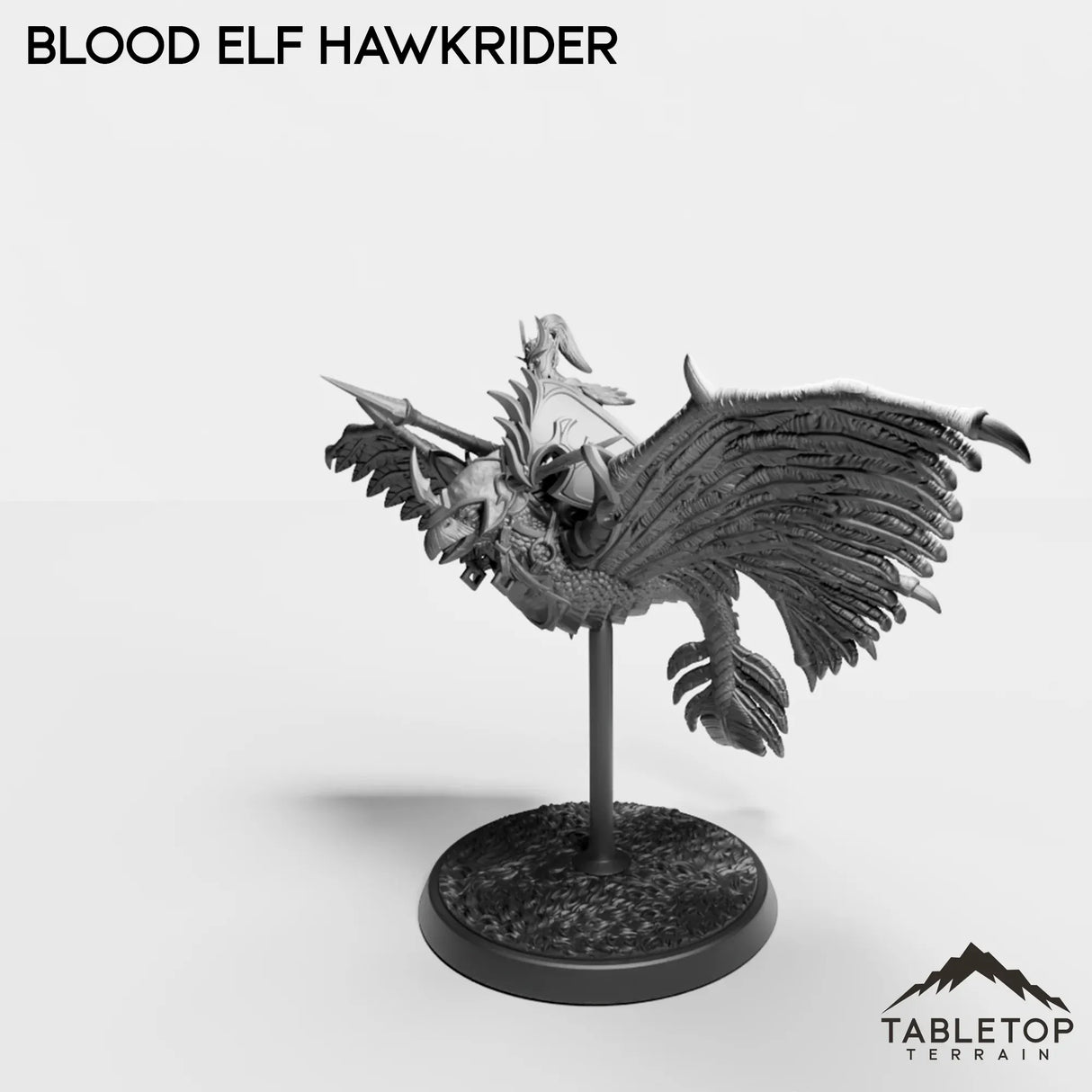 Tabletop Terrain Miniature Blood Elf Hawk Rider