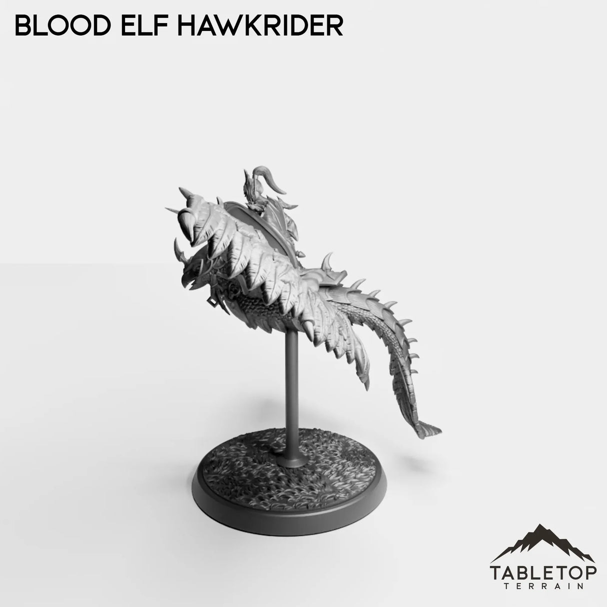 Tabletop Terrain Miniature Blood Elf Hawk Rider