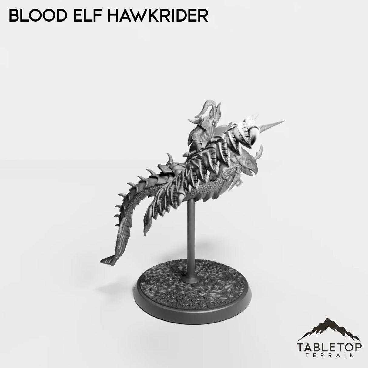 Tabletop Terrain Miniature Blood Elf Hawk Rider