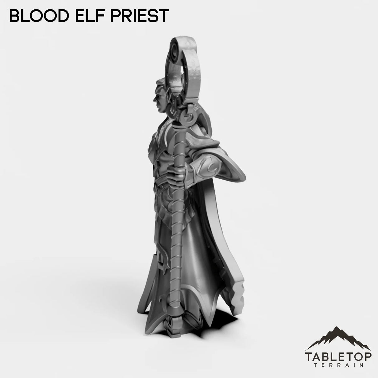 Tabletop Terrain Miniature Blood Elf Priest