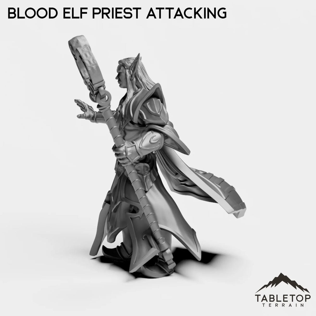 Tabletop Terrain Miniature Blood Elf Priest